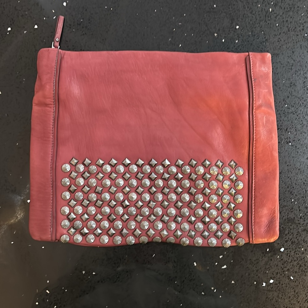 NWOT ASH Leather Clutch